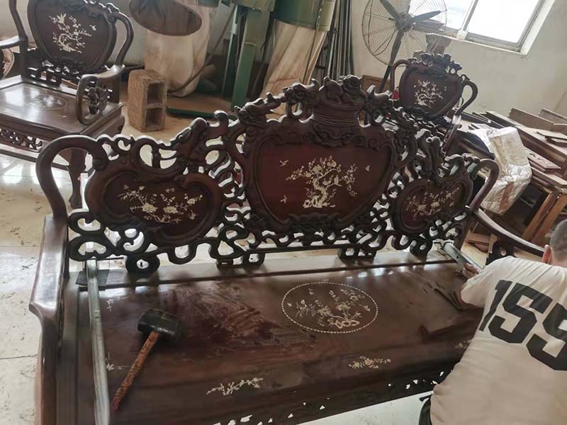 天镇旧红木家具保养