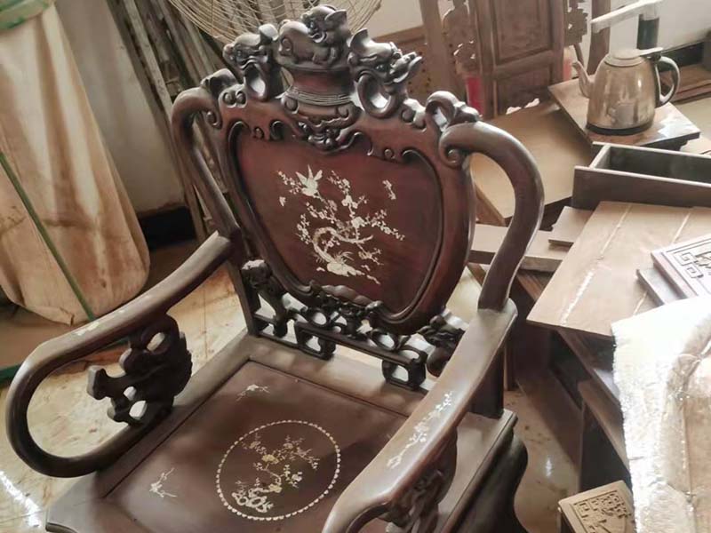 天镇旧红木家具维修